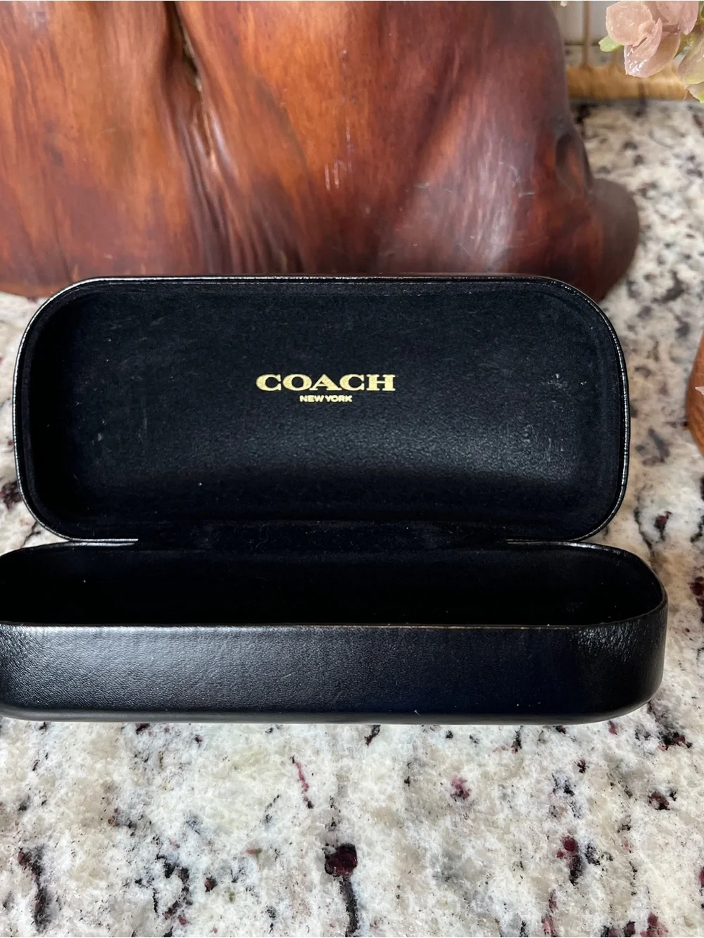 Coach Black Sunglasses/Eyeglasses Case